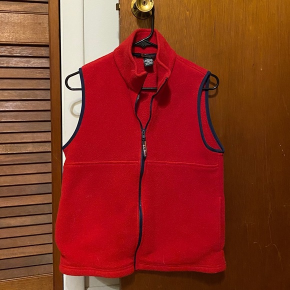 Retro L.L. Bean Fleece Vest - Picture 1 of 7